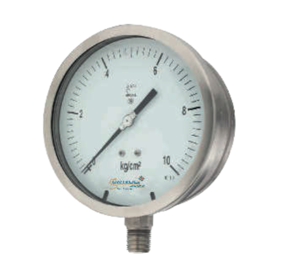 Series 2211PG : SFSS ALL SS Pressure Gauge Solid Front