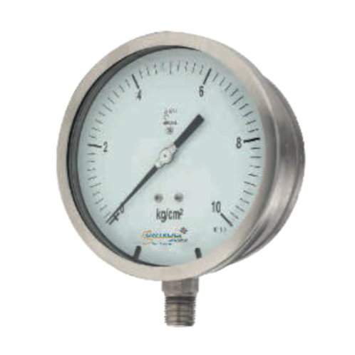 Series 2211PG : SFSS ALL SS PRESSURE GAUGE SOLID FRONT